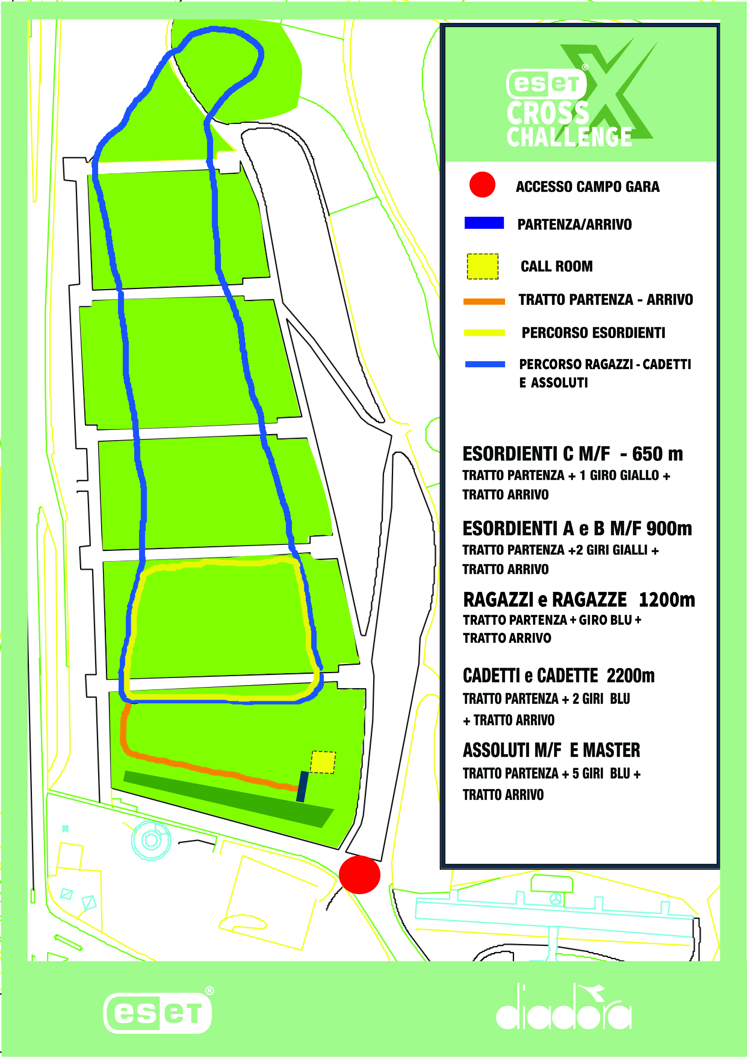area gara con percorso Def 2025